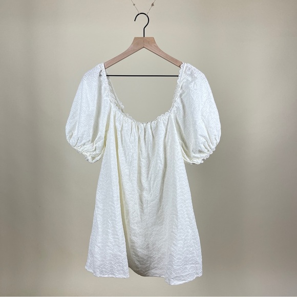 NWOT Peony Swimwear Holiday Mini Dress in Seashell - Picture 5 of 8